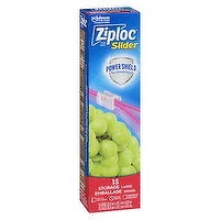 Ziploc - Slider Storage Bags Large, 15 Each