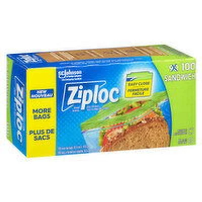 Ziploc - Sandwich Bags, Easy Open Tabs, 90 Each