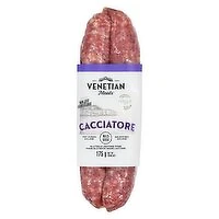 Venetian Meats - Cacciatore Dry Cured Salami, Mild, 175 Gram