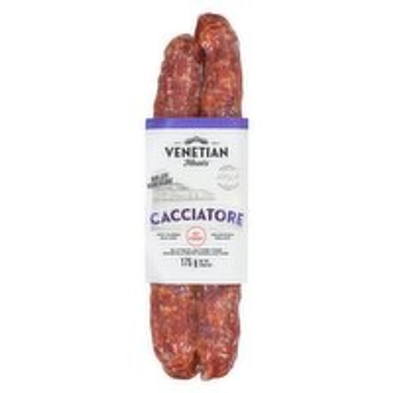 Venetian Meats - Cacciatore Dry Cured Salami, Hot, 175 Gram