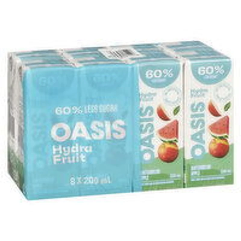 Oasis - Hydra Fruit Watermelon Apple Fruit Juice Boxes, 8 Each