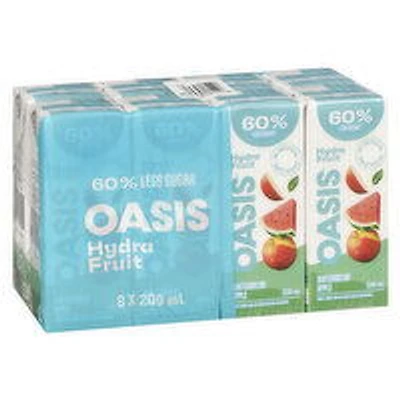 Oasis - Hydra Fruit Watermelon Apple Fruit Juice Boxes, 8 Each
