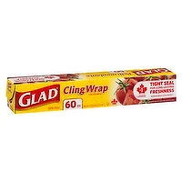 Glad - ClingWrap, Clear Food Wrap 60m, 1 Each