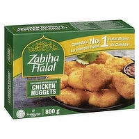 Zabiha Halal - Chicken Nuggets - Fully Cooked, 800 Gram