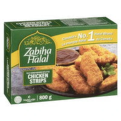 Zabiha Halal - Chicken Strips - Fully Cooked, 800 Gram