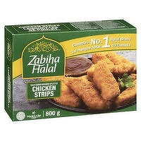 Zabiha Halal - Chicken Strips - Fully Cooked, 800 Gram