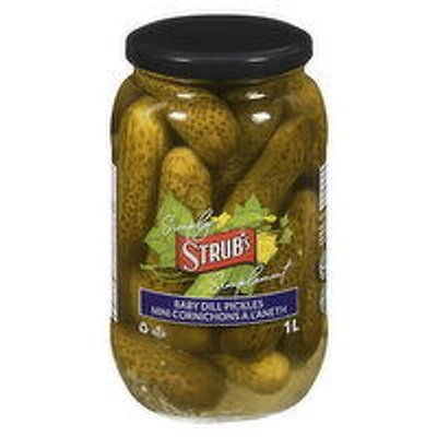 Strubs - Simply Baby Dill Pickles, 1 Litre