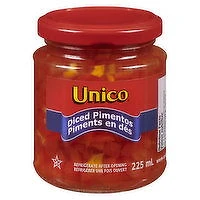 Unico - Peppers - Diced Pimentos, 225 Millilitre