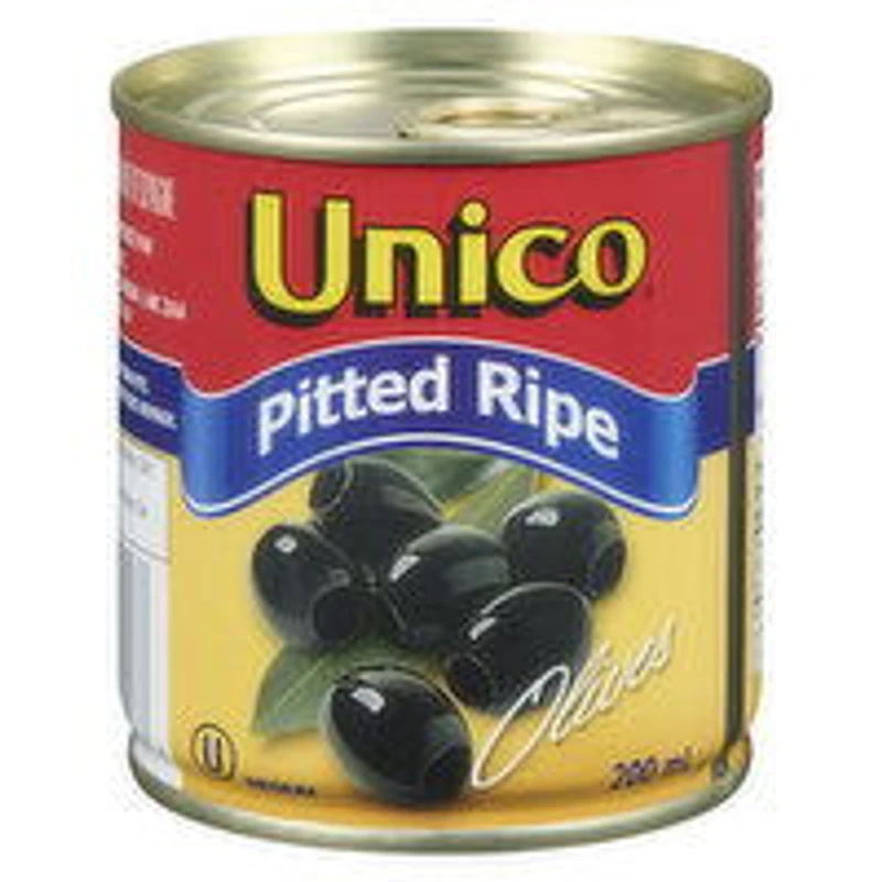 Unico - Pitted Ripe Olives, 200 Millilitre