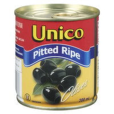Unico - Pitted Ripe Olives, 200 Millilitre