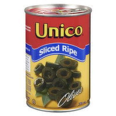 Unico - Sliced Ripe Olives, 375 Millilitre
