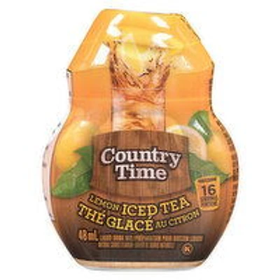 Country Time - Lemon Iced Tea Liquid Drink Mix, 48 Millilitre
