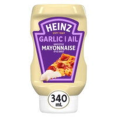 HEINZ - Garlic Mayonnaise, 340 Millilitre