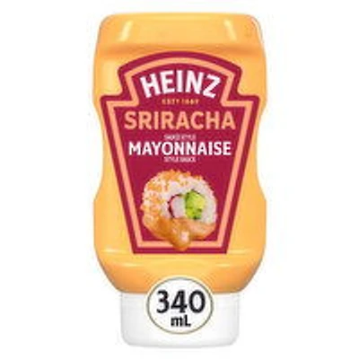 HEINZ - Sriracha Mayonnaise, 340 Millilitre