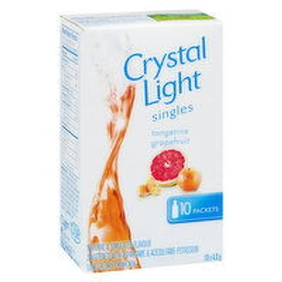 Crystal Light - Singles Tangerine Grapefruit Low Calorie Drink Mix, 10 Each