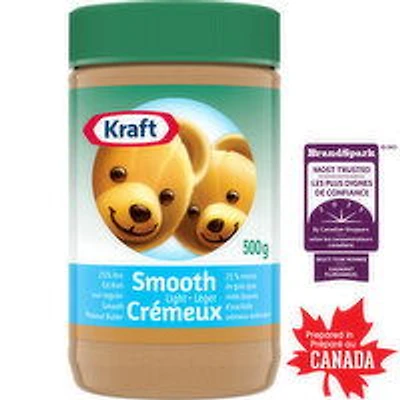 Kraft - Smooth Light Peanut Butter, 500 Gram