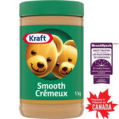Kraft - Smooth Peanut Butter, 1 Kilogram