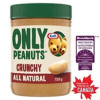 Kraft - Only Peanuts All Natural Crunchy Peanut Butter., 750 Gram