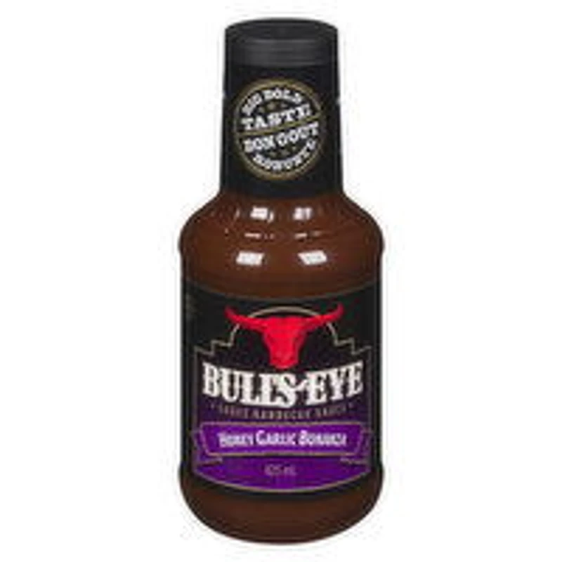 Bull's Eye - Honey Garlic Bonanza Barbecue Sauce, 425 Millilitre