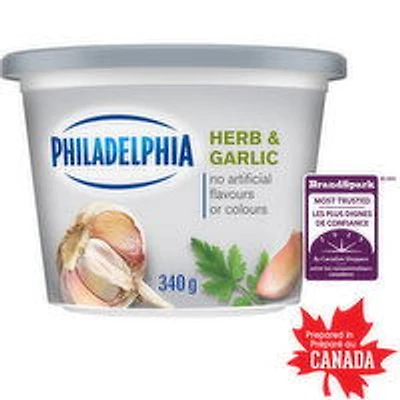 Philadelphia - Herb & Garlic Cream Cheese, 340 Gram