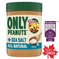 Kraft - Only Peanuts All Natural Peanut Butter + Salt, 750 Gram