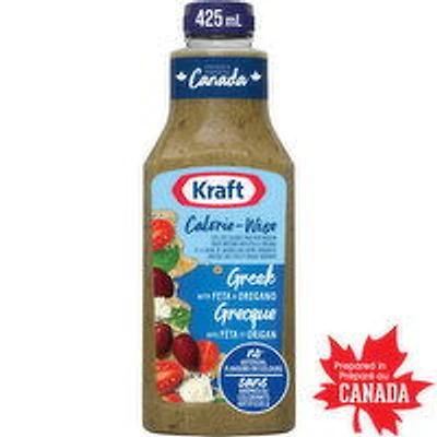 Kraft - Calorie-Wise Greek with Feta Oregano Dressing, 425 Millilitre