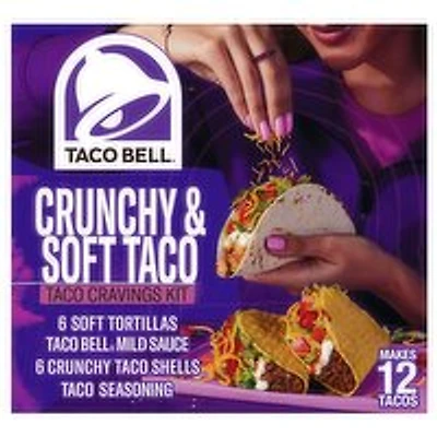 Taco Bell - Crunch & Soft Taco Dinner, 370 Gram