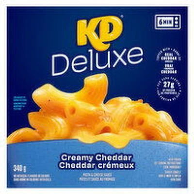 Kraft - Deluxe Creamy Cheddar Pasta and Cheese Sauce, Frozen Dinner, 340 Gram