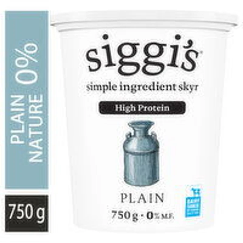 Siggi's - Plain Skyr Yogurt 0%, 750 Gram