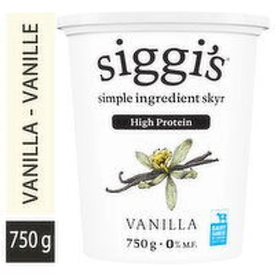 Siggi's - Vanilla Skyr Yogurt 0%, 750 Gram