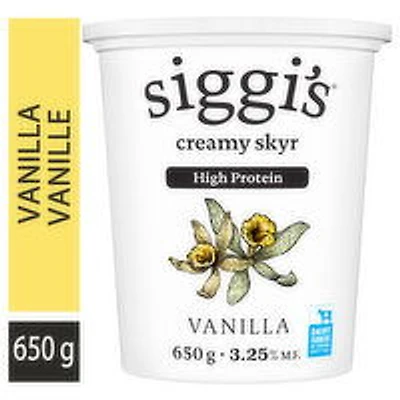 Siggi's - Yogurt Vanilla 3.25%, 650 Gram