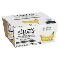 Siggis - Yogurt Banana 2%, High Protein, 4 Each