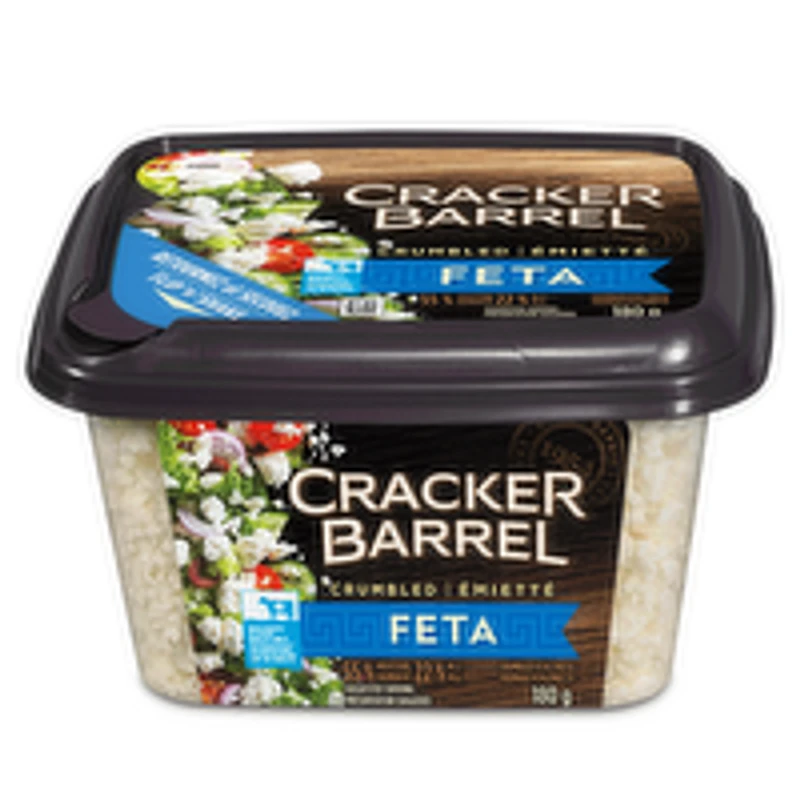 Cracker Barrel - Feta Crumbled Cheese, 180 Gram