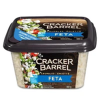 Cracker Barrel - Feta Crumbled Cheese, 180 Gram