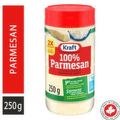 Kraft - Grated Cheese, Parmesan, 250 Gram