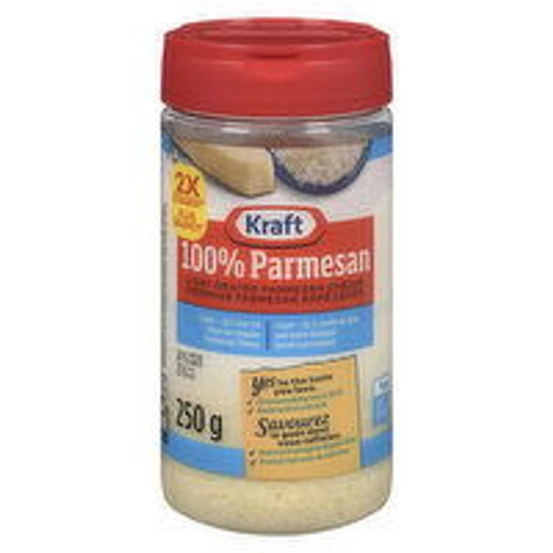 Kraft - Light Grated Parmesan Cheese, 250 Gram