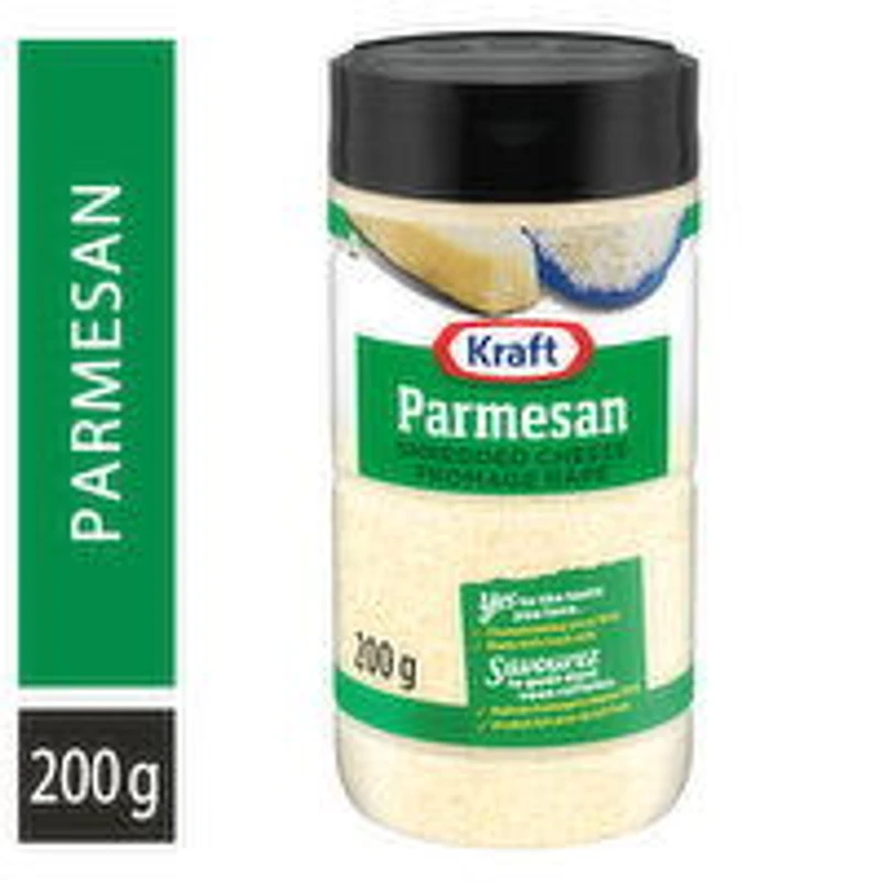 Kraft - 100% Parmesan Shredded Cheese, 200 Gram