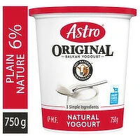 Astro - Original Balkan Style Natural Yogurt, 750 Gram