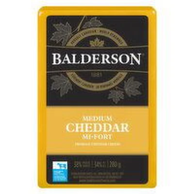 Balderson - Medium Coloured Cheddar, 280 Gram