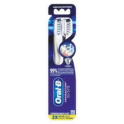 Oral-B - Pro Health Toothbrush Medium Twin Pack, 2 Each