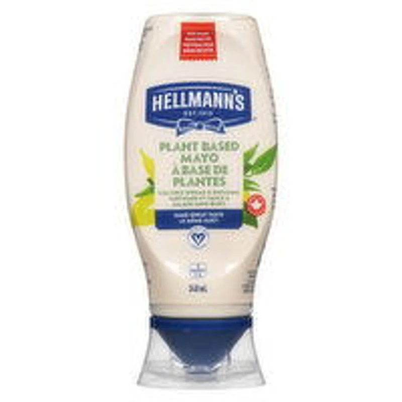 Hellmann's - Plant Based Mayo Egg-Free Spread & Dressing, 340 Millilitre