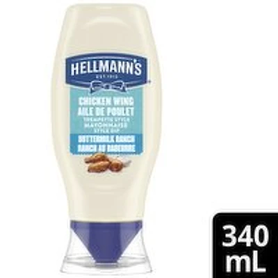 Hellmann's - Chicken Wing Mayonnaise Style Dip, Buttermilk Ranch, 340 Millilitre