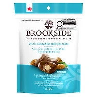 Brookside - Milk Chocolate Whole Almonds, 210 Gram