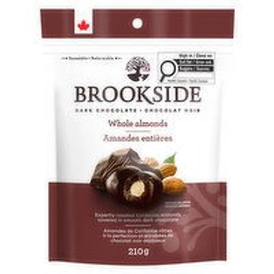 Brookside - Dark Chocolate Whole Almonds, 210 Gram