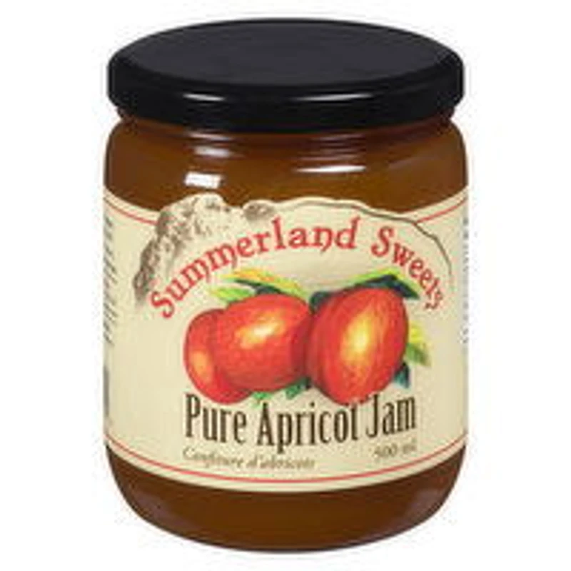 Summerland Sweets - Pure Apricot Jam, 500 Millilitre