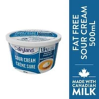 Dairyland - Fat Free Sour Cream 1.5% M.F., 500 Millilitre