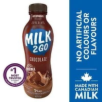 MILK 2 GO - 1% Chocolate Partly Skimmed Milk, 473 Millilitre