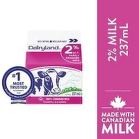 Dairyland - 2% Regular Milk, 237 Millilitre