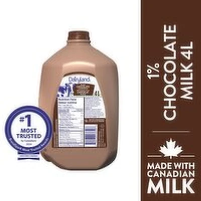 Dairyland - 1% Chocolate Milk, 4 Litre