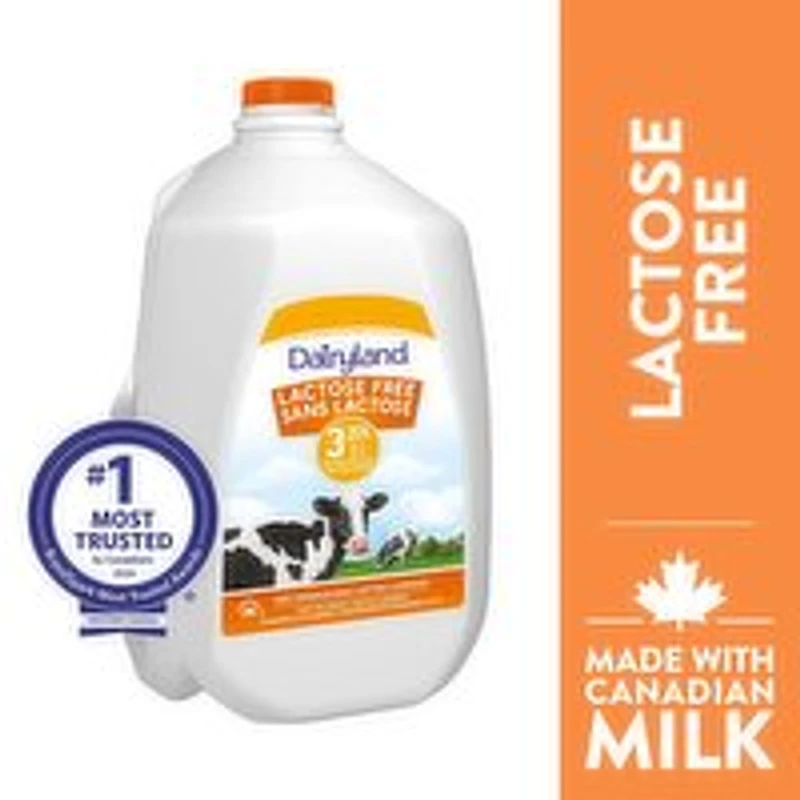 Dairyland - Lactose Free 3.25% Milk, 4 Litre